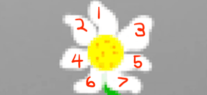 flower visual hint image