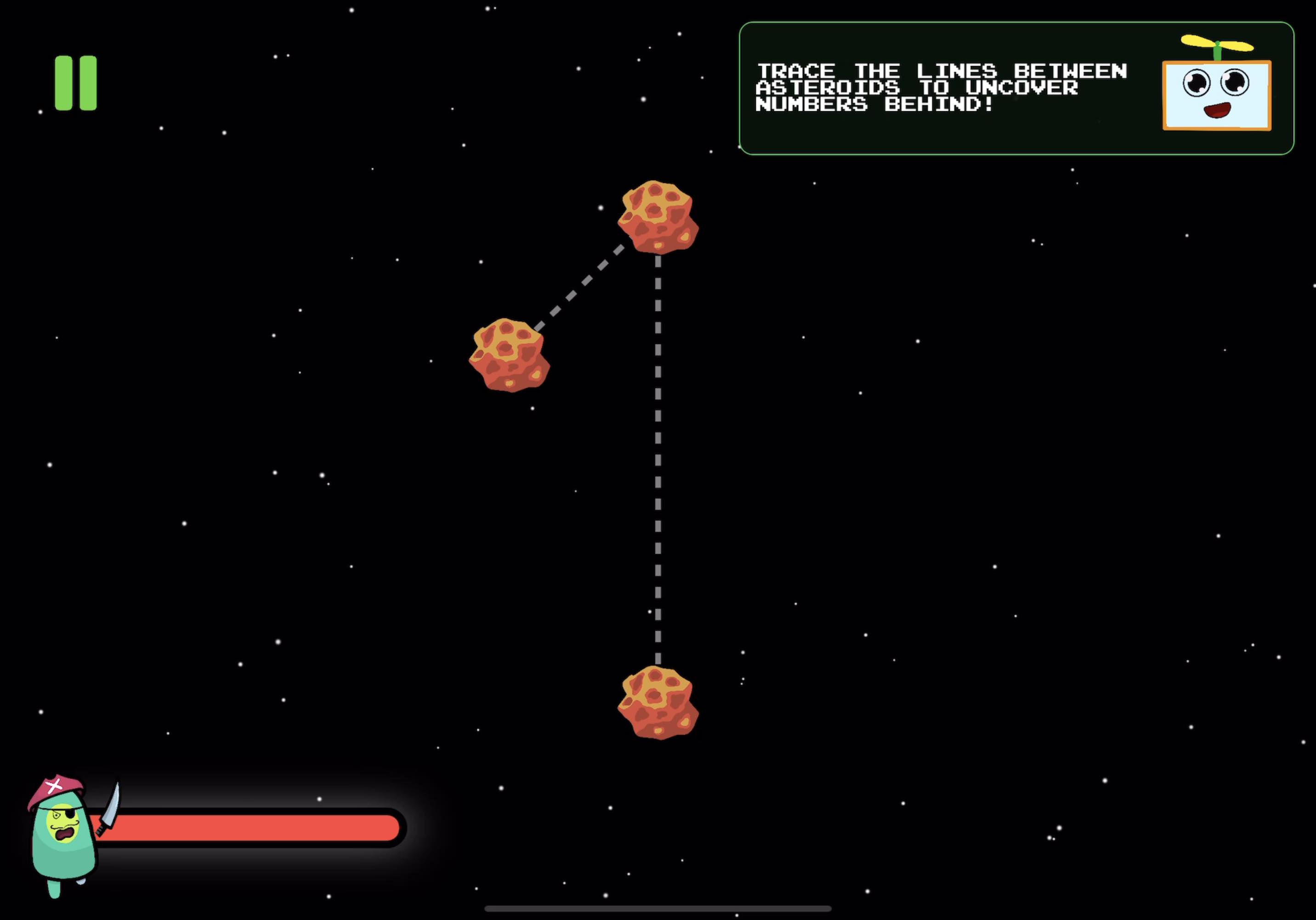 asteroid after image